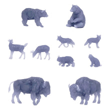 Load image into Gallery viewer, North American Wildlife Figure Set 1:160 N Scale
