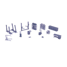 Load image into Gallery viewer, Auto Mechanic Tools &amp; Equipments Accessory Set 1:87 HO Scale