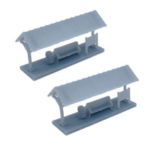 Load image into Gallery viewer, Small Passenger Waiting Platform 2pcs 1:160 N Scale