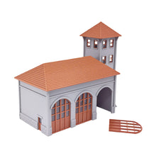 Load image into Gallery viewer, Classic Fire Station 1:87 HO Scale