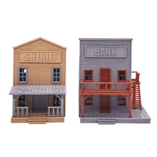 Cargar imagen en el visor de la galería, Old West Shop/House Set (2-story) 1:64 S Scale