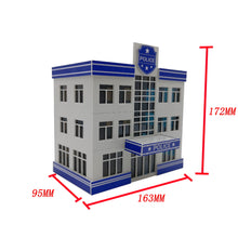 Load image into Gallery viewer, Outland Models Railway Scenery City Small Police Station Building 1:64 S Scale