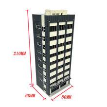 Laden Sie das Bild in den Galerie-Viewer, Outland Models Scenery CBD Tall Office Building Trade Centre Grey 1:160 N Scale