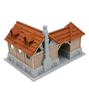 War of Tyrant Series Medieval Blacksmith Shop 28mm Scale