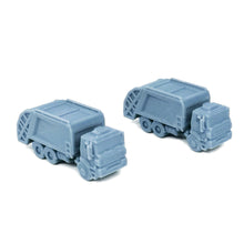 Load image into Gallery viewer, Trash Recycle Truck Set 1:160 N Scale