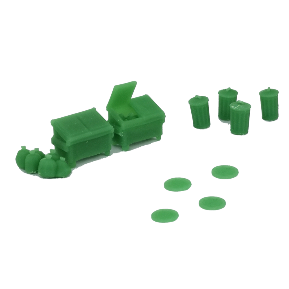 thumbnail image 2 of Outland Models 1:220 Z Scale Unpainted Resin Car Maintenance Accessories Set 2 of 4