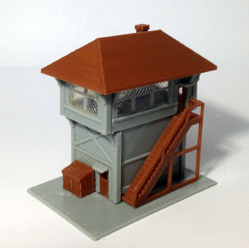 Signal Tower / Box for Station N Scale 1:160 Outland Models Train Railway Layout