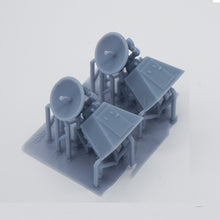 Cargar imagen en el visor de la galería, Outland Models Model Railroad Scenery Parabolic Antenna w Control Room Scale N