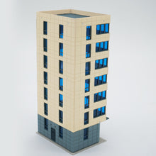 Laden Sie das Bild in den Galerie-Viewer, Colored Modern City Building Tall Apartment N Scale Outland Models Railway