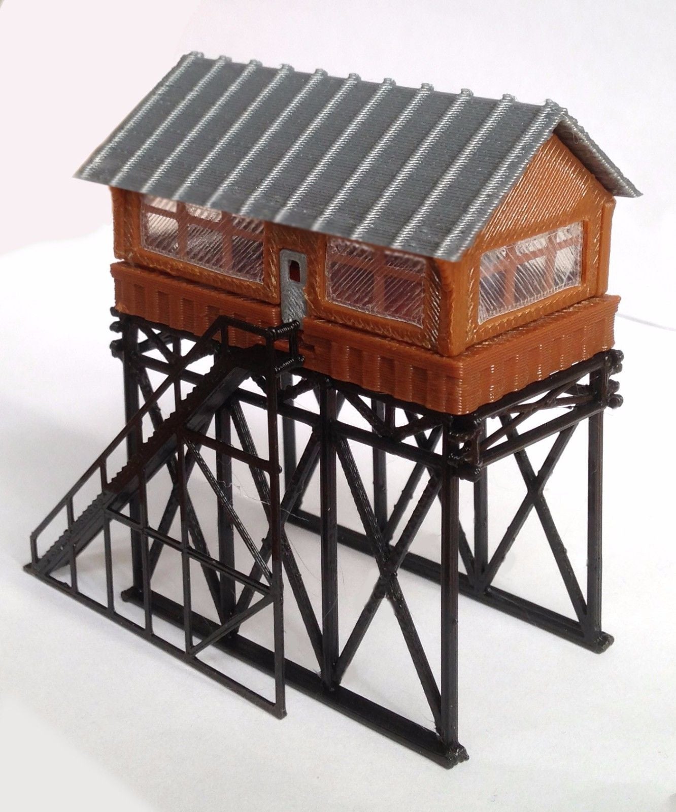thumbnail image 2 of Outland Models N Scale 2-Story City Shop Set B – Unassembled Resin Kit 2 of 6