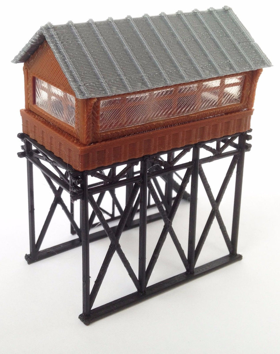 Overhead Signal Box / Tower N Scale Outland Models Train Railway Layou