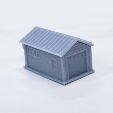Load image into Gallery viewer, Outland Models Model Railroad Single Car Garage with Car 1:220 Scale Z