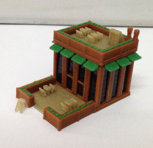 City Building Garden Style Cafe Restaurant Z Scale  1:220 Outland Models Railroad