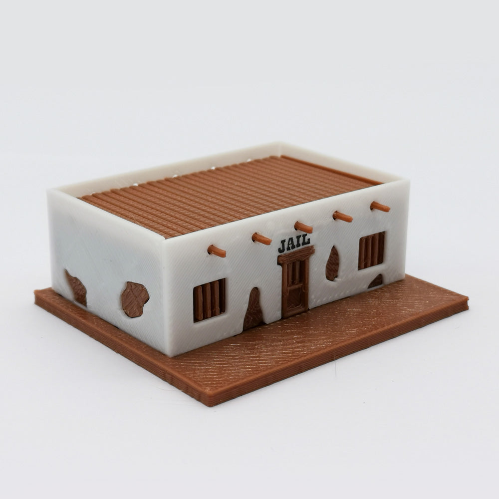 Old West Jail 1:220 Z Scale Outland Models Scenery Building