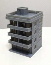 Load image into Gallery viewer, Modern City Building 4-Story Apartment Z Scale 1:220 Outland Models Railway