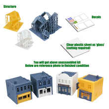Load image into Gallery viewer, Classic 2-Story City Shop Set of 4 Z Scale 1:220