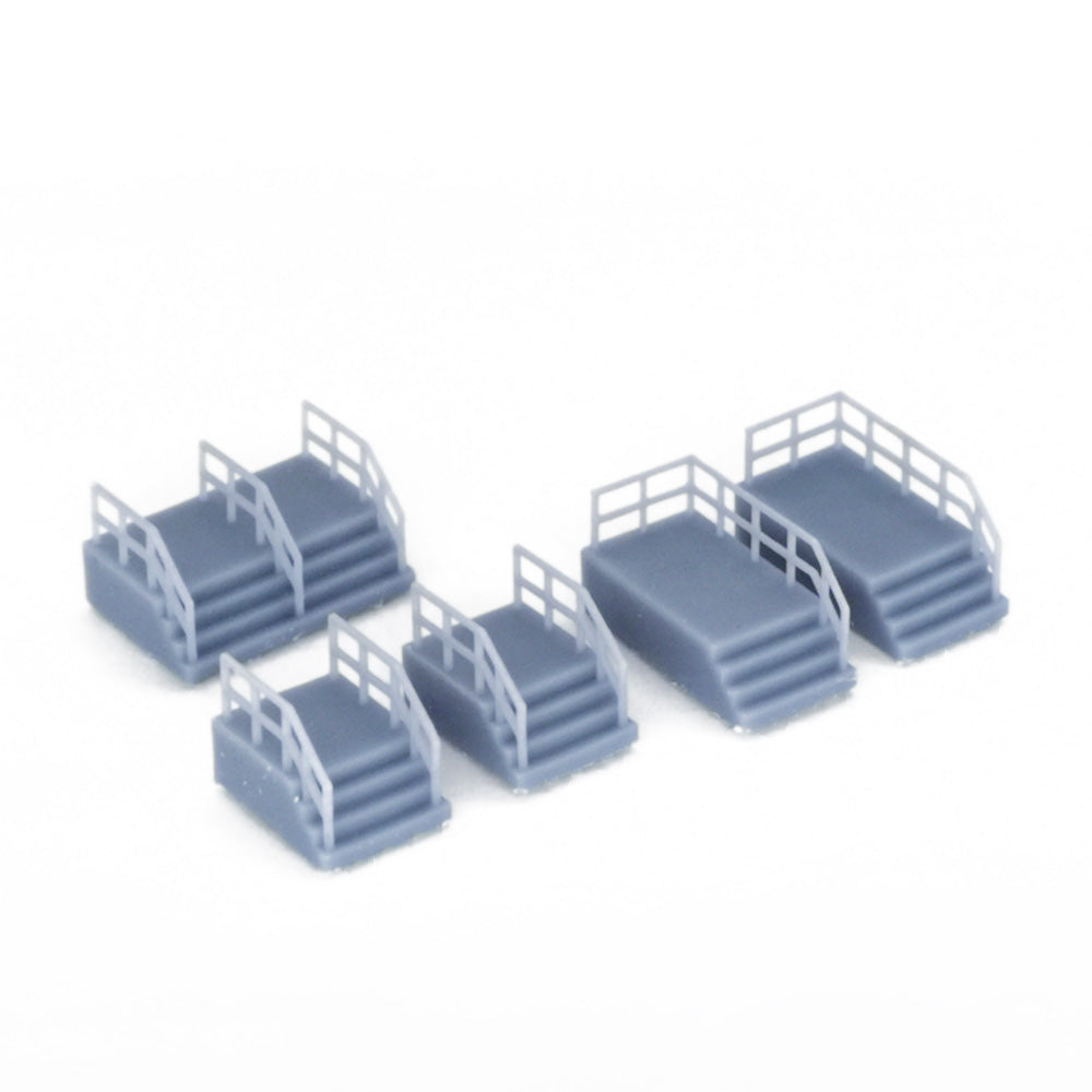 Outland Models Set Di Accessori Per Plastico Ferroviario Scala HO 1:87 - Stazione Di Servizio Automatica Con DVR E Bancomat