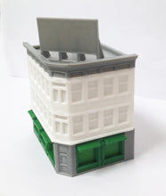 Load image into Gallery viewer, City Classic 3-Story Corner Shop N Scale Outland Models Train Railway Layout