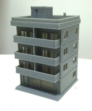 Laden Sie das Bild in den Galerie-Viewer, Modern City Building 4 Story Apartment N Scale Outland Models Railway Layout