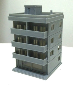Modern City Building 4 Story Apartment N Scale Outland Models Railway Layout