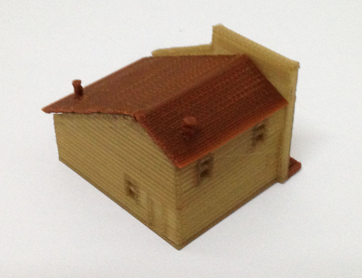 Building Old West Depot / Store N Scale Outland Models Train Railway L