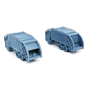Trash Recycle Truck Set 1:87 HO Scale