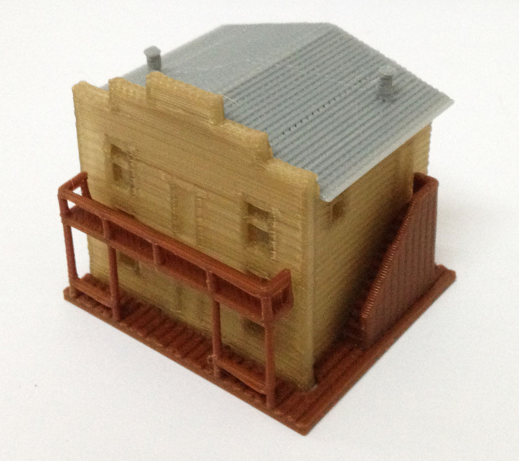 Building Old West Saloon / Shop N Scale Outland Models Train Railway Layout
