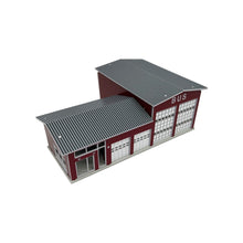 Load image into Gallery viewer, Outland Models Railway Scenery Bus Garage &amp; Maintenance Shed 1:160 N Scale