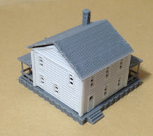 Load image into Gallery viewer, Country 2-Story House White N Scale 1:160 Outland Models Train Railway Layout
