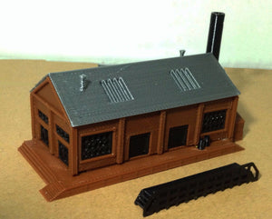 Classic Industrial Factory Z Scale 1:220 Outland Models Train Railway Layout