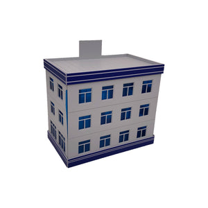 Modern Police Department Building HO Scale 1:87