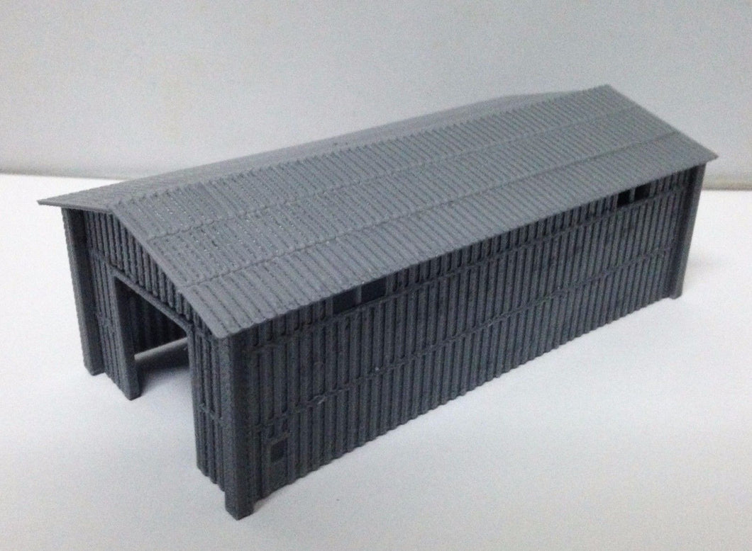 Large Metal Style Shed for Warehouse / Factory N Scale Outland Models Train