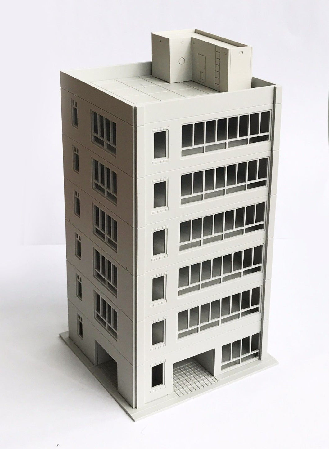 Downtown City Office Building N Scale Outland Models Railway Scenery Layout