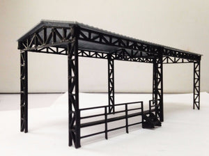 Factory Open Shed for Locomotive HO OO Scale Outland Models Train Railway Layout