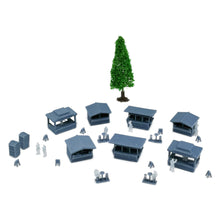 Load image into Gallery viewer, Christmas Market and Figure Set 1:160 N Scale