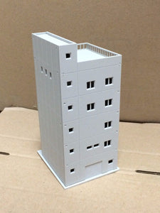 Modern 5-Story Commercial Building Unpainted N Scale Outland Models Railway