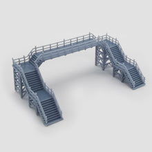 Load image into Gallery viewer, Overhead Footbridge 1:220 Z Scale Outland Models Railway Scenery