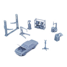 Load image into Gallery viewer, Car Maintenance Accessories Set 1:160 N Scale