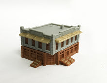 Load image into Gallery viewer, City Grocery Store / Shop (Corner) Z Scale 1:220 Outland Models Train Railroad