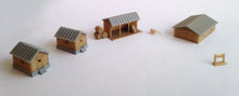 Laden Sie das Bild in den Galerie-Viewer, Country Farm House Shed Cottage Set Z Scale Outland Models Train Railway Layout