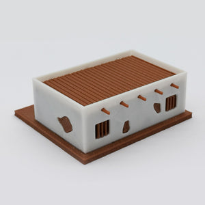Old West Jail 1:220 Z Scale Outland Models Scenery Building