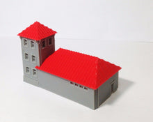 Load image into Gallery viewer, Country Fire Station with 3 Fire Trucks Z Scale Outland Models Train Railway
