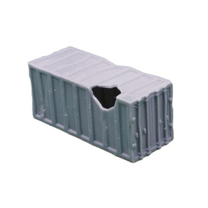 Damaged Container Shelter 1:87 HO Scale