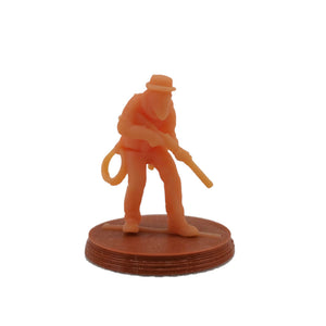 Bloody West Series Cowboy Figure w Cards 28mm Scale
