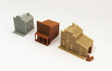 Load image into Gallery viewer, Old West 2-Story House Set Z Scale 1:220 Outland Models Train Railway Layout