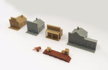 Laden Sie das Bild in den Galerie-Viewer, Old West Small House Set N Scale 1:160 Outland Models Train Railway Layout