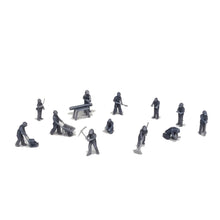 将图片加载到图库查看器，Outland Models Scenery Miniature Construction Worker Figure Set 1:64 S Scale