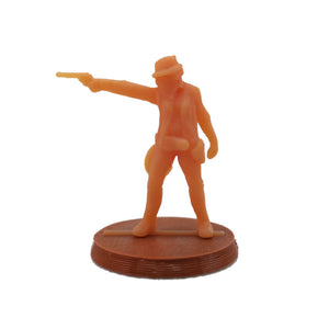 Bloody West Series Cowboy Figure w Cards 28mm Scale