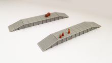 Load image into Gallery viewer, Platform / Loading Dock w Goods Z Scale Outland Models Train Railroad Layout
