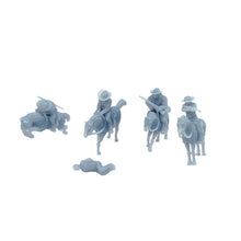 Load image into Gallery viewer, Old West Cowboy on Horse Figure Set 1:64 S Scale